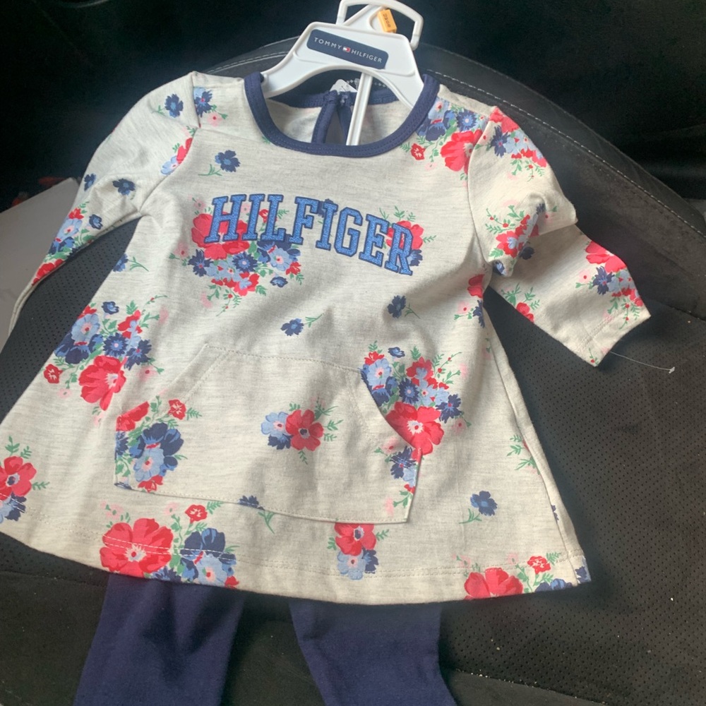 Different color little matching set